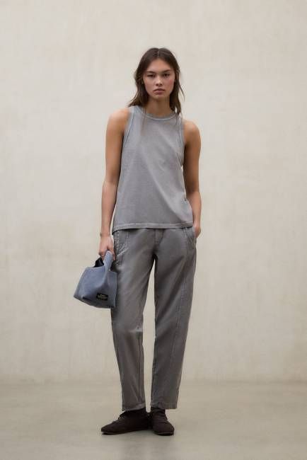 DARK GREY RIPOLL TROUSERS