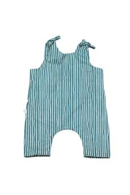 Baby-Strampler aus Bio-Baumwolle Birke (blau)
