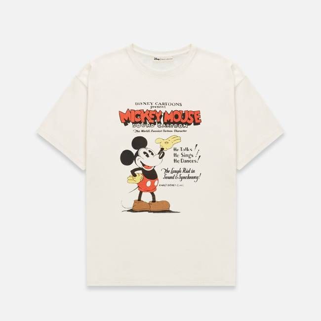 Disney Mickey Mouse Vintage White T-Shirt