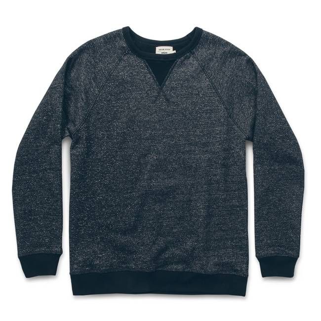 The Crew in Charcoal Fleck Fleece