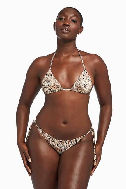 Elle Tie Side Bottom - Mojave Snake