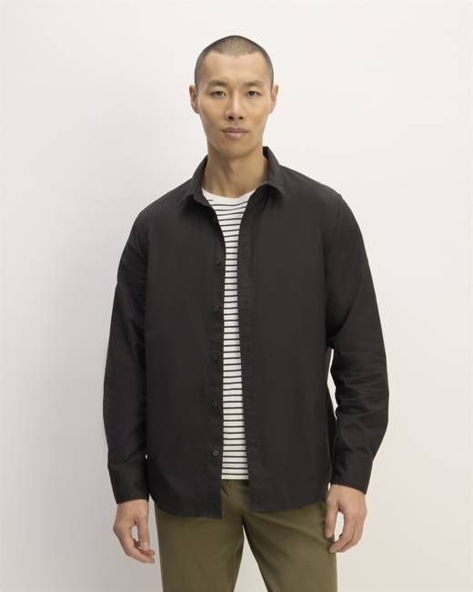The Supima® Poplin Shirt | Black