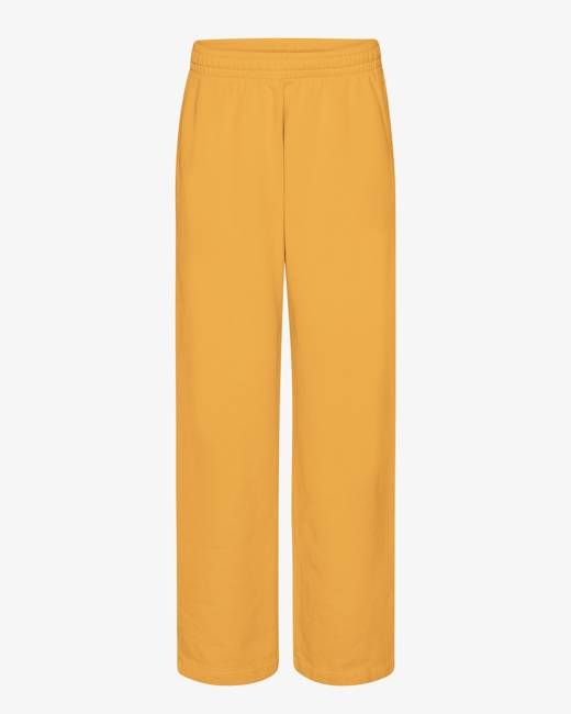Organic Straight Leg Sweatpants - Burned Yellow
