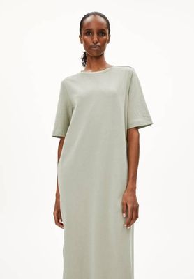 XELINAA JERSEY MIDI DRESS | seagreen