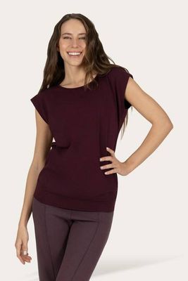 Asana Yoga Tee - Fig