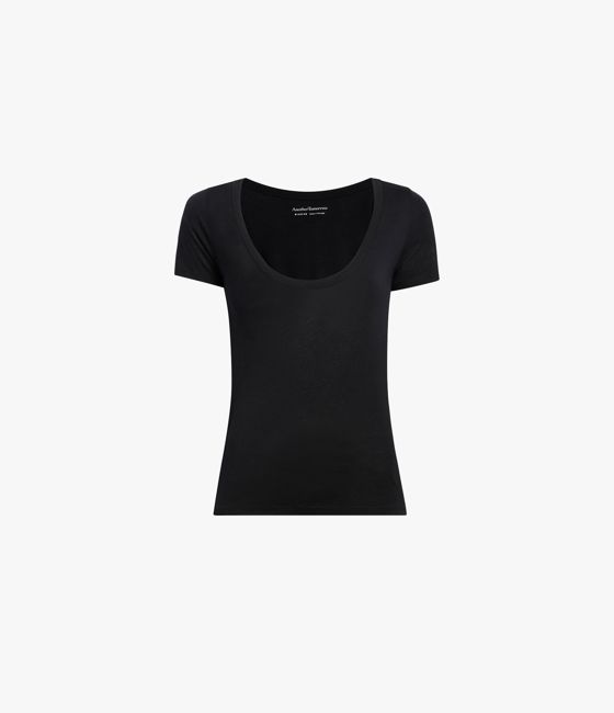 Ballet Scoop Tee | Black