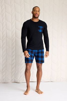 Lounge Set: Long Sleeve Shirt + Lounge Short