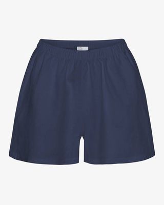 Linen Shorts - Marine Blue