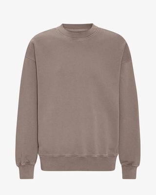 Organic Oversized Crew - Faded Khaki
