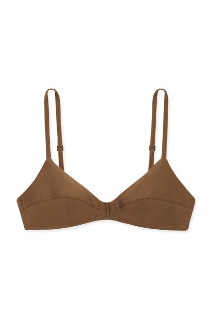 Simone Retro Top in Cacao