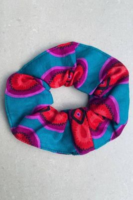 Scrunchie Turquoise Cells