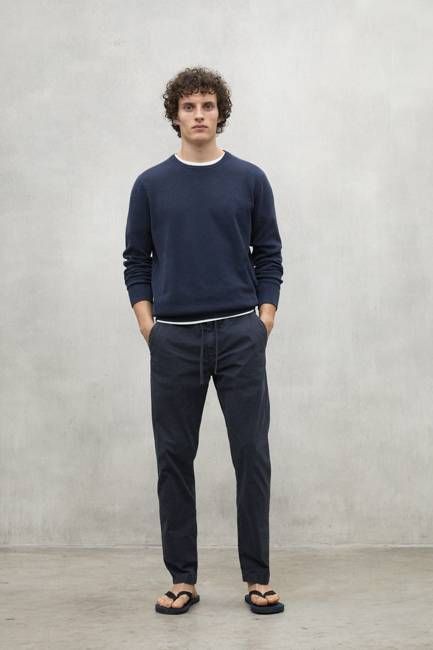 NAVY BLUE ETHIC TROUSERS