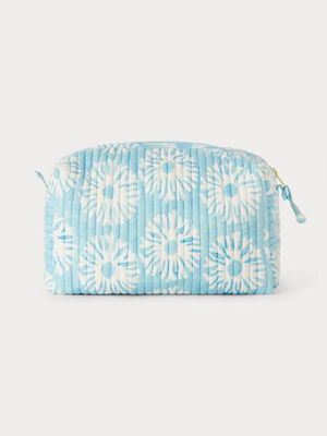 Guana Quilted Wash Bag - Coral Dandy
