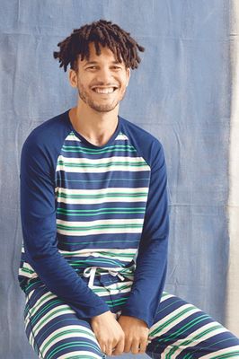 Pajama Set: Long Sleeve Shirt + Pajama Pant