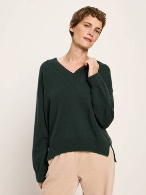 Pullover mit V-Ausschnitt (GOTS)