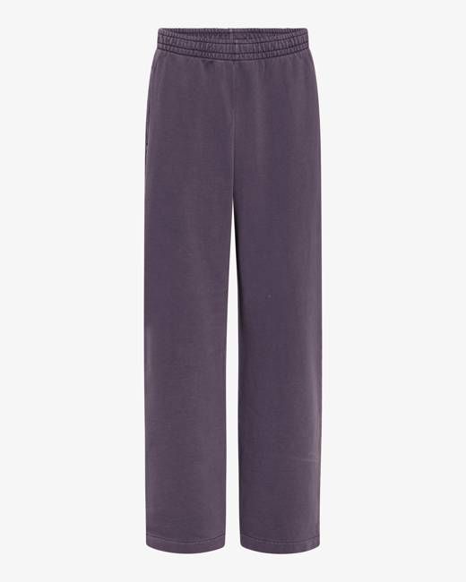 Organic Straight Leg Sweatpants - Faded Grape