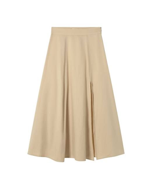 Midi patched Tora skirt