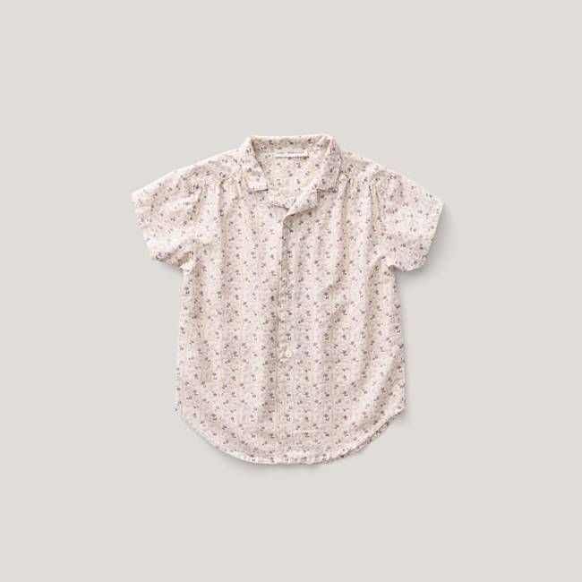 Billie Blouse, Flower Press Print, Soy