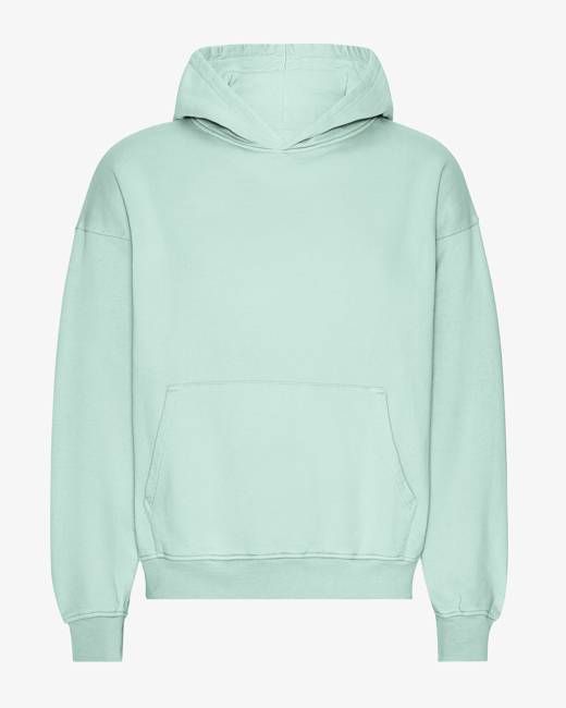 Organic Oversized Hood - Light Aqua