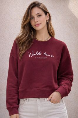 Women's Burgundy Hoodie