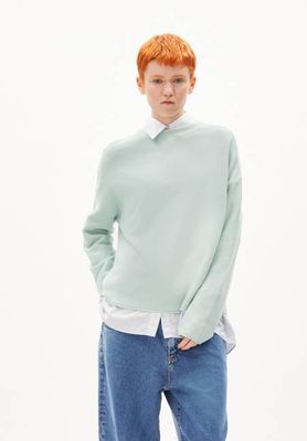 MERINAA LINKS LINKS SWEATER | polar green