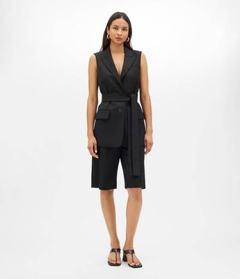 Easy Tie Vest | Black