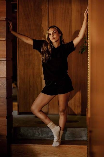 Women's Organic Cotton Boxers in Black