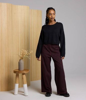 Camelot Pant - Fudge/Black