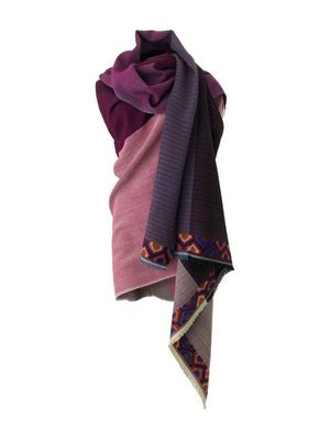 IMPERFECT Light Wool Cape Fusion Plum