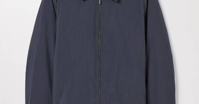 Dark Navy Zip Jacket | Recycled Nylon & Primaloft | Asket