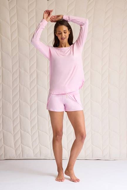 Relaxed Long Sleeve Top + Tulip Short