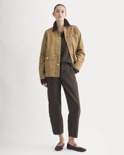 The Utility Barrel Pant | Dark Chocolate | Regular