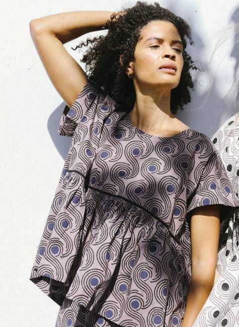 Zoe Top, mocha swirls