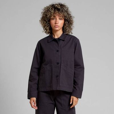 DEDICATED - Jacke Stiby Canvas Phantom Schwarz
