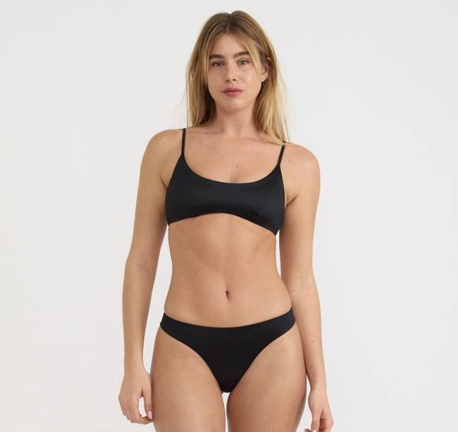 Solar Swim Scoop Neck Bikini Top