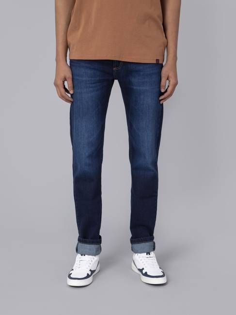 MEN'S RAY DARK BLUE REGULAR STRAIGHT-LEG JEANS