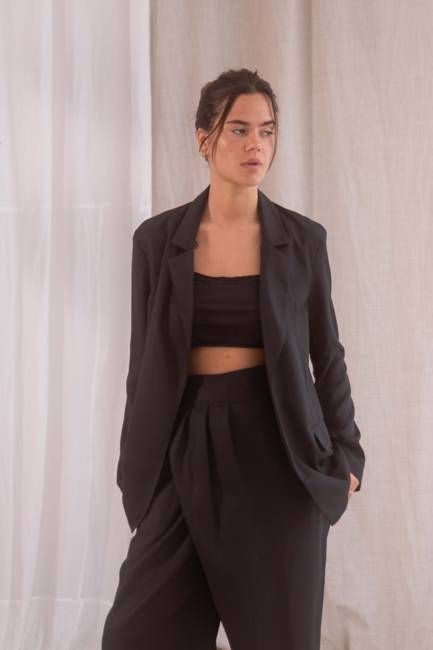 BLACK BLAZER JACKET - ARCHIVE SALE