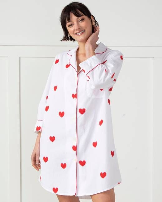 Queen of Hearts - Sleep Shirt - Ruby Cloud