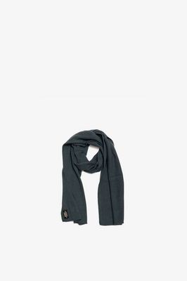 DARK GREEN WOOL SCARF