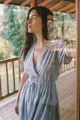 The Dawn Dress Petites | Pansy Blues