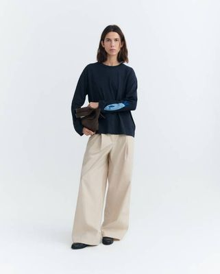 Long sleeve patched boqueron t-shirt Emily