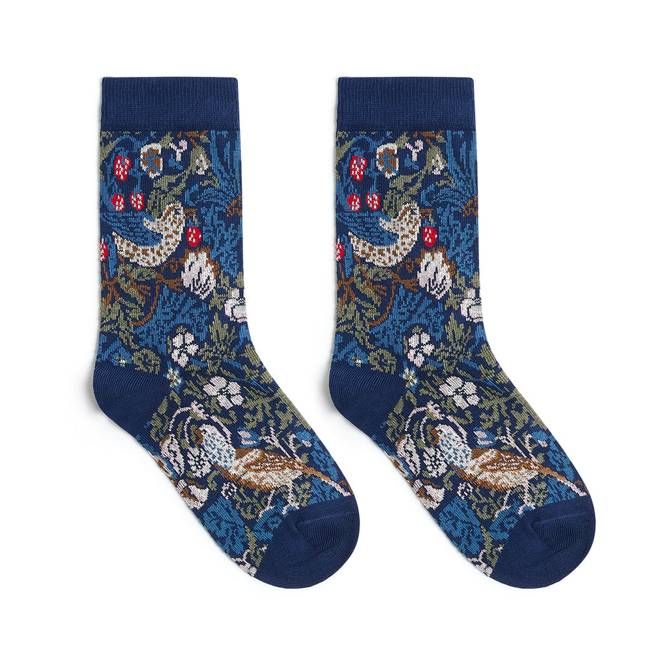 William Morris Children's Socks - Strawberry Thief - Special Edition