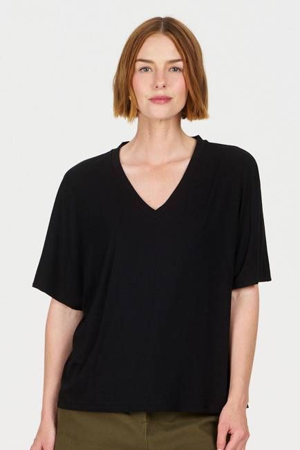 DHALIA Modal Tee - Black