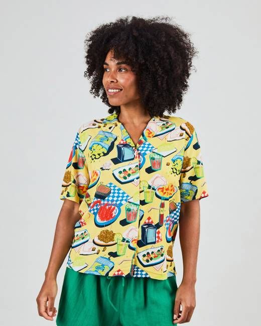 Chiringuito Aloha Blouse Yellow