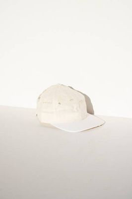 Ball Cap - White Vintage Tablecloths #1
