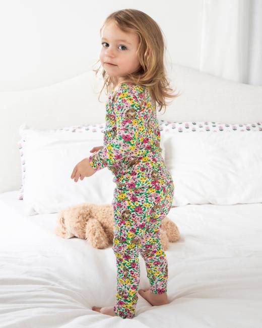 Bunny Trail - Kids PJ Set - Spring Meadow