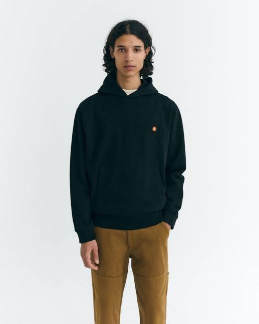 Black back sun orange Simon hoodie