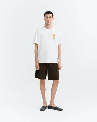 Aaron crayon flower t-shirt