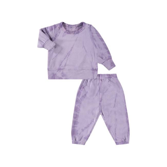 Fleece Tonal Dye Loungewear Set