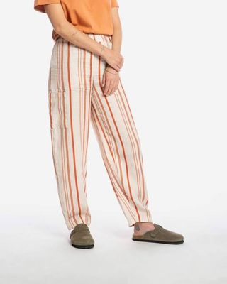 Barrel Leg Pants striped